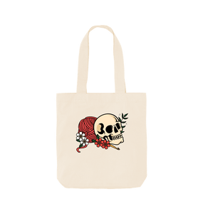 Natural *Crochet Til I Die* Tote Bag