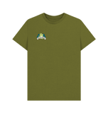 Moss Green Printed T-shirt