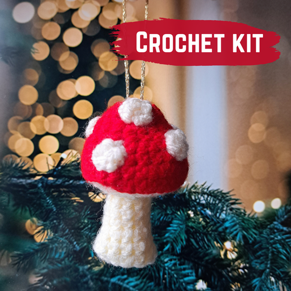 Amigurumi Toadstool Crochet Kit