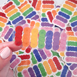 Rainbow Skeins Sticker