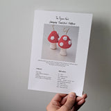 Hanging Toadstool Printed Crochet Pattern