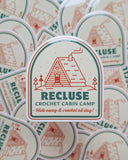 Recluse Crochet Camp Sticker