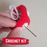 Amigurumi Toadstool Crochet Kit