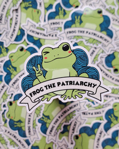 Frog the Patriarchy Sticker