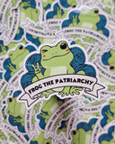 Frog the Patriarchy Sticker