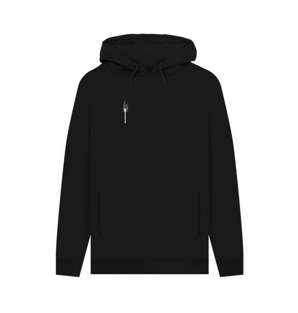 Black Printed Hoody