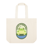 Natural Forever Frogging Club Shopper Tote