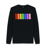 Black Rainbow Skeins Sweatshirt