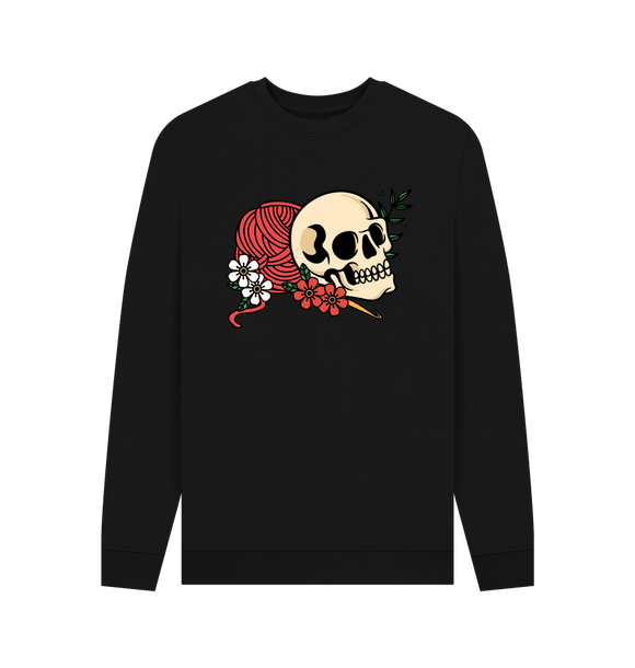 Black *Crochet Til I Die* Sweatshirt