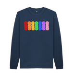 Navy Blue Rainbow Skeins Sweatshirt