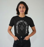 *Lifetime Crochet Cult* Front Print tee